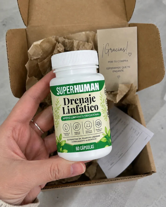 Suplemento Natural para Hígado y Drenaje Linfático (60 cápsulas) SUPER HUMAN
