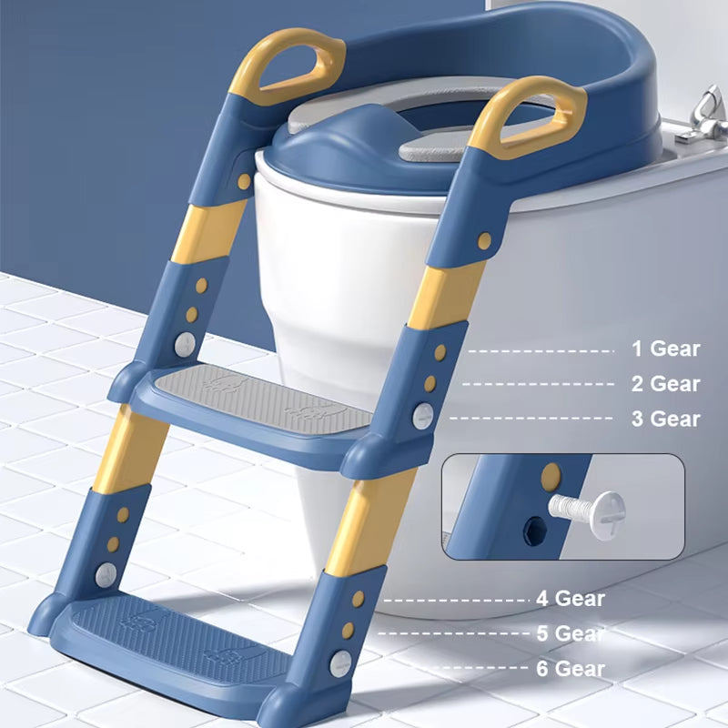 Asiento de Baño para Niños con Escalera