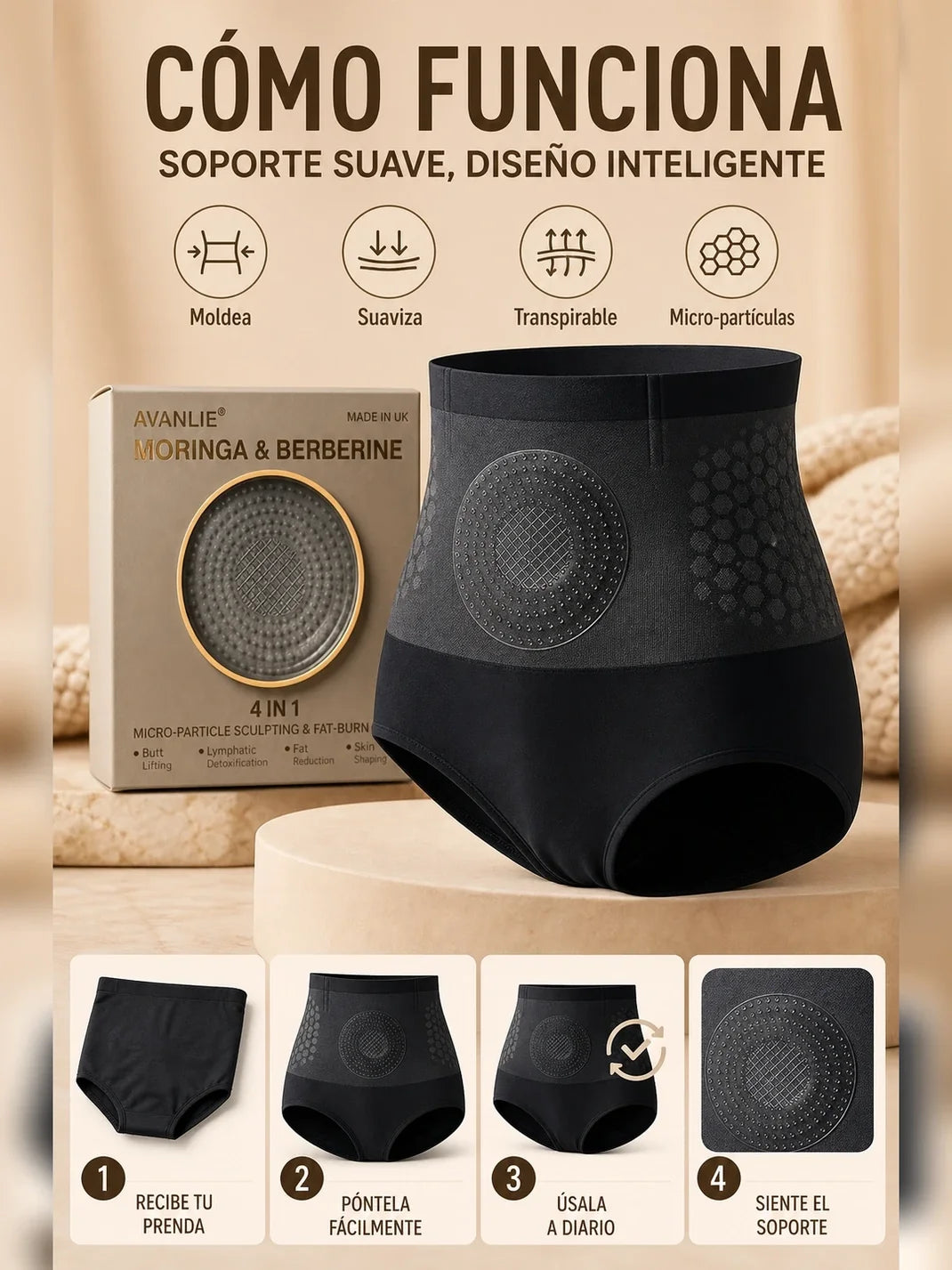 Fat‑Burn Shorts - Shorts para Quemar Grasa – Faja Moldeadora de Compresión y Control Abdomen